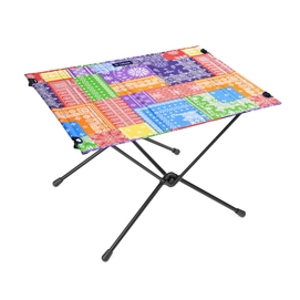 Table de Camping Helinox Table One Hard Top L Rainbow Bandana Quilt