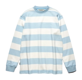 Sweatshirt Taikan Striped L/S Crew Unisex Baby Blue-M