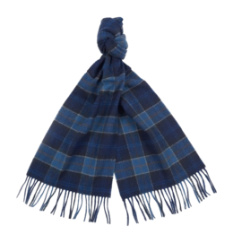 Scarf Barbour Tartan Lambswool Midnight