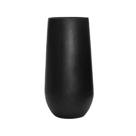 Bloempot Pottery Pots Natural Nax L Black 50 x 100 cm