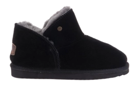Pantoffel Warmbat Kids Willow Suede Black