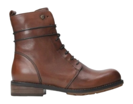 Stiefel Wolky Murray XW Velvet Leather Women Cognac