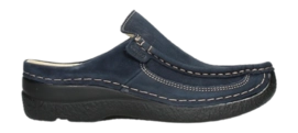 Klomp Wolky Women Roll Slide Antique Blue