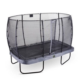 Trampoline EXIT Toys Elegant Premium Rectangular 427 x 244 Grey Safetynet Economy