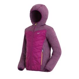 Jas Regatta Kids Kielder Hybrd III Wineberry Camelia
