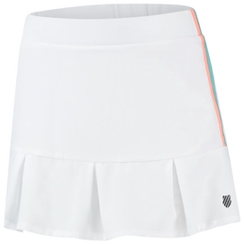 Tennisrok K Swiss Women Hypercourt Pleated Skirt 3 White-L