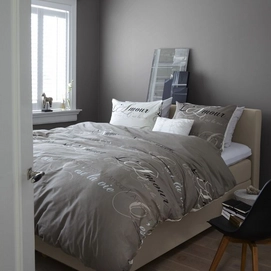Parure de Lit Beddinghouse C'est la Vie Gris Coton