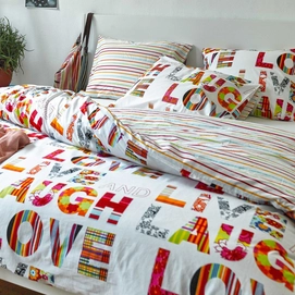Dekbedovertrek Esprit Love Multi Satijn