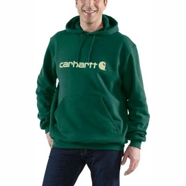 Trui Carhartt Men Signature Logo Sweatshirt North Woods Heather-XXL