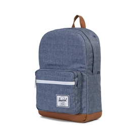 Rugzak Herschel Supply Co. Pop Quiz Dark Chambray Crosshatch Tan