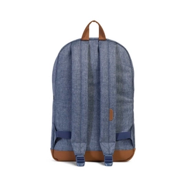Rugzak Herschel Supply Co. Pop Quiz Dark Chambray Crosshatch Tan