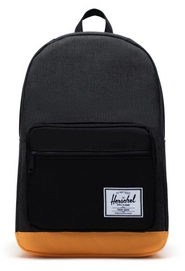 Rugzak Herschel Supply Co. Pop Quiz Black Crosshatch Black Blazing Orange