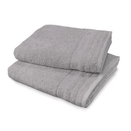 Gästehandtuch Tom Tailor Uni Walk-Frottier Silber (30 x 50 cm)