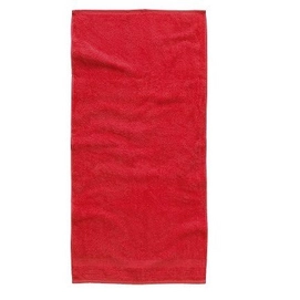 Serviette de Plage Tom Tailor Uni Walk-Frottier Rouge
