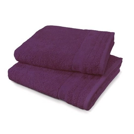 Gästehandtuch Tom Tailor Uni Walk-Frottier Violett (30 x 50 cm)