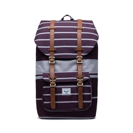 Rugzak Herschel Supply Co. Little America Prep Stripe Blackberry Wine