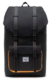 Rugzak Herschel Supply Co. Little America Black Crosshatch Black Blazing Orange
