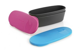 Opbergbakje Light My Fire SnapBox Oval Roze/ Lichtblauw