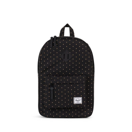 Rugzak Herschel Supply Co. Heritage Mid-Volume Black Gridlock Gold