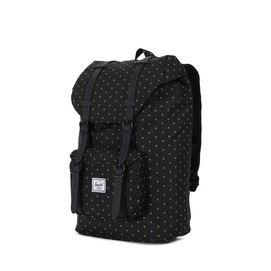 Rugzak Herschel Supply Co. Little America Mid-Volume Black Gridlock Gold