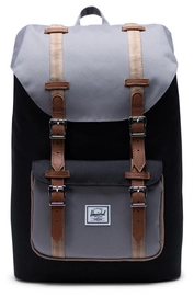 Rugzak Herschel Supply Co. Little America Mid-Volume Black Grey Pine Bark Tan