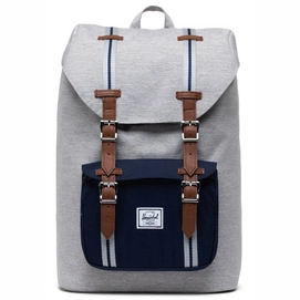 Rugzak Herschel Supply Co. Little America Mid-Volume Light Grey Crosshatch/Peacoat