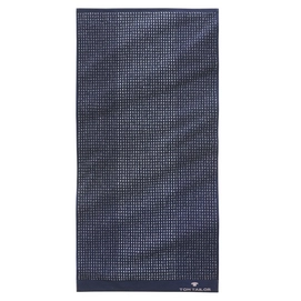2 Handtücher Tom Tailor Walk-Frottier Perfekt Navy