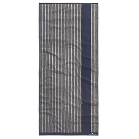 Serviette de Plage Tom Tailor Vitality Walk-Frottier Bleu Foncé