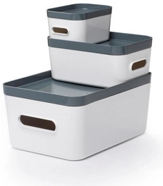 Opbergdoos Orthex Smartstore Compact Grey (3-delig)