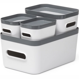 Opbergdoos Orthex Smartstore Compact Grey (4-delig)