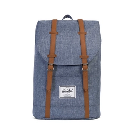 Rucksack Herschel Supply Co. Retreat Dark Chambray Crosshatch Tan