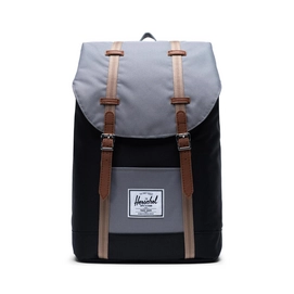 Rucksack Herschel Supply Co. Retreat Black Grey Pine Bark Tan