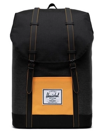 Rugzak Herschel Supply Co. Retreat Black Crosshatch Black Blazing Orange