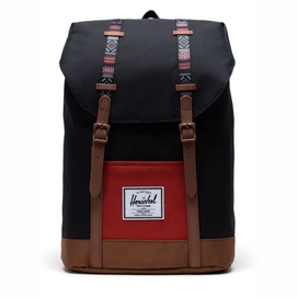 Rugzak Herschel Supply Co. Retreat Black Saddle Ketchup