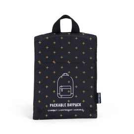 Rugzak Herschel Supply Co. Packables Daypack Black Gridlock Gold