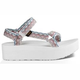 Teva Women Flatform Universal Miramar Fade White Blue