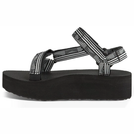 Teva Women Flatform Universal Campo Black White