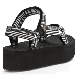 Teva Women Flatform Universal Campo Black White