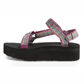 Teva Women Flatform Universal Miramar Fade Dark Purple Multi