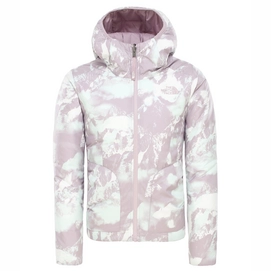 Jas The North Face Girls Reversible Perrito Jacket Ashen Prple Mtn Scape Print