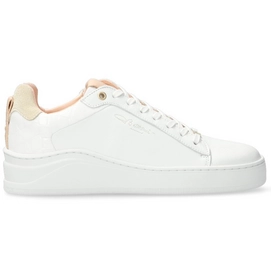 Baskets Fred de la Bretoniere Women 101010370 Soft Nappa Leather with Suede Detail White Offwhite-Taille 37