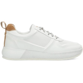 Sneaker Fred de la Bretoniere 101010393 Soft Nappa Leather with Suede White Ecru Damen