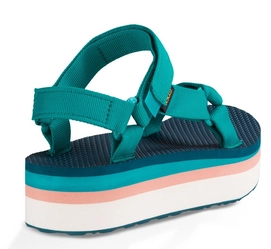 Teva Women Flatform Universal Retro Tropic Teal