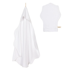 Omslagdoek Koeka Lyon Katoen White Met Washand