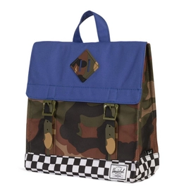 Rugzak Herschel Supply Co. Survey Kids Deep Ultramarine Checker Woodland Camo