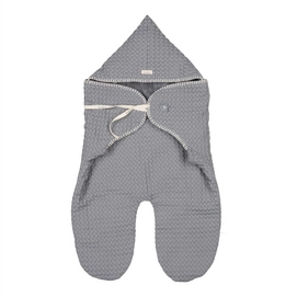Wikkeldeken Koeka Wrapper Oslo Steel Grey