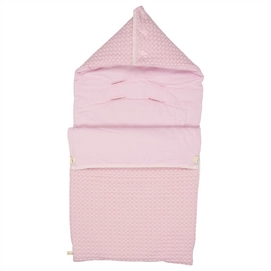 Voetenzak Koeka Antwerp Flanel Old Baby Pink (3-puntsgordel)