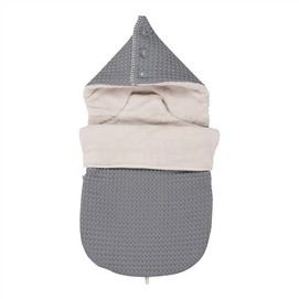 Voetenzak Koeka Oslo Teddystof Steel Grey Pebble  (3 & 5-Puntsgordel)
