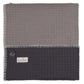 Babydeken Koeka Ledikant Dubbeldeken Amsterdam Taupe Dark Grey