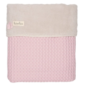 Babydeken Koeka Teddystof Oslo Old Baby Pink Pebble